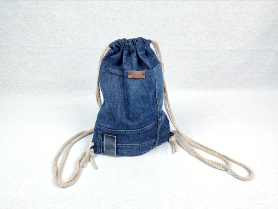 SACCA Blu Jeans MAX&Co UPCYCLING NivesCoseBelle