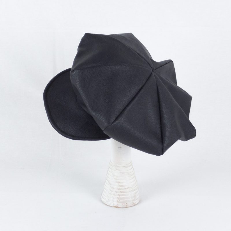 Cappello PELLE nero Rock NewsBoy NivesCosebelle
