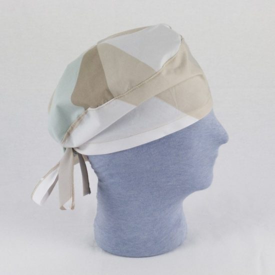 Bandana Caregiver, cuffia da lavoro Menta Caffè Nives Cose Belle