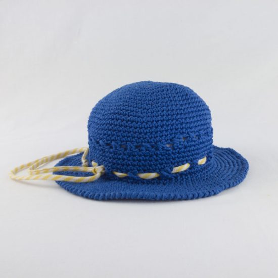 CAPPELLINO bambina matrimonio Blu NivesCoseBelle