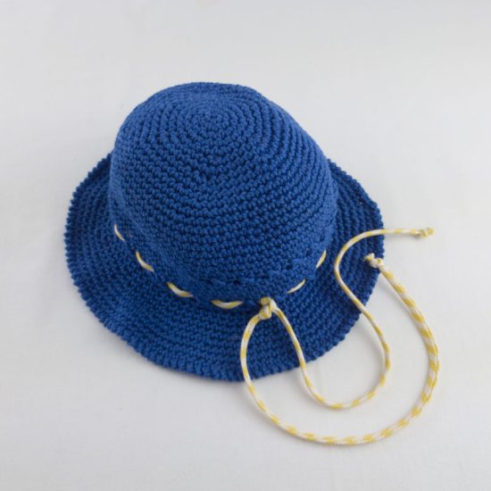 CAPPELLINO bambina matrimonio Blu NivesCoseBelle