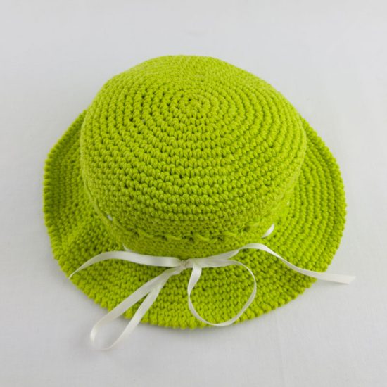 CAPPELLINO bambina matrimonio Verde NivesCoseBelle