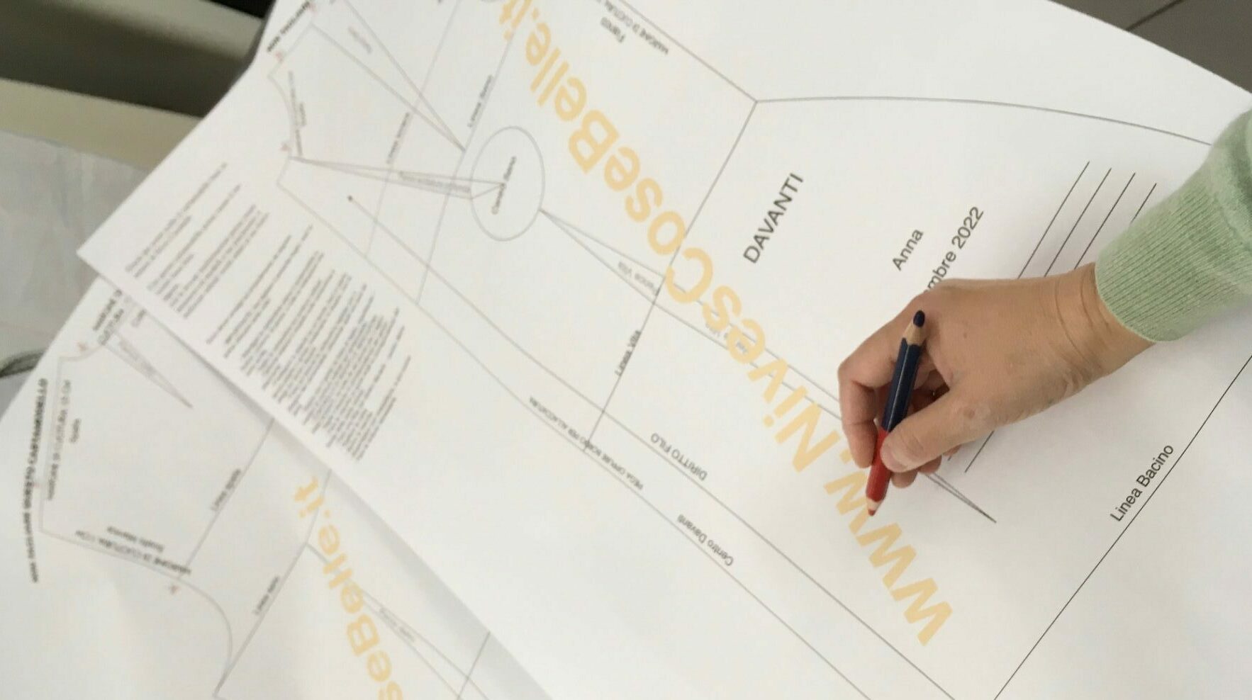 CARTAMODELLO CAMICIA MANICA A KIMONO – FACILE – Sartoria Italiana