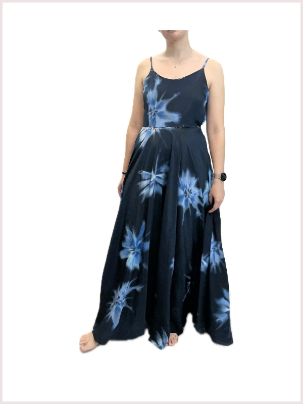 Abito da cerimonia Mikado con gonna a ruota CLAUDIA - LUX